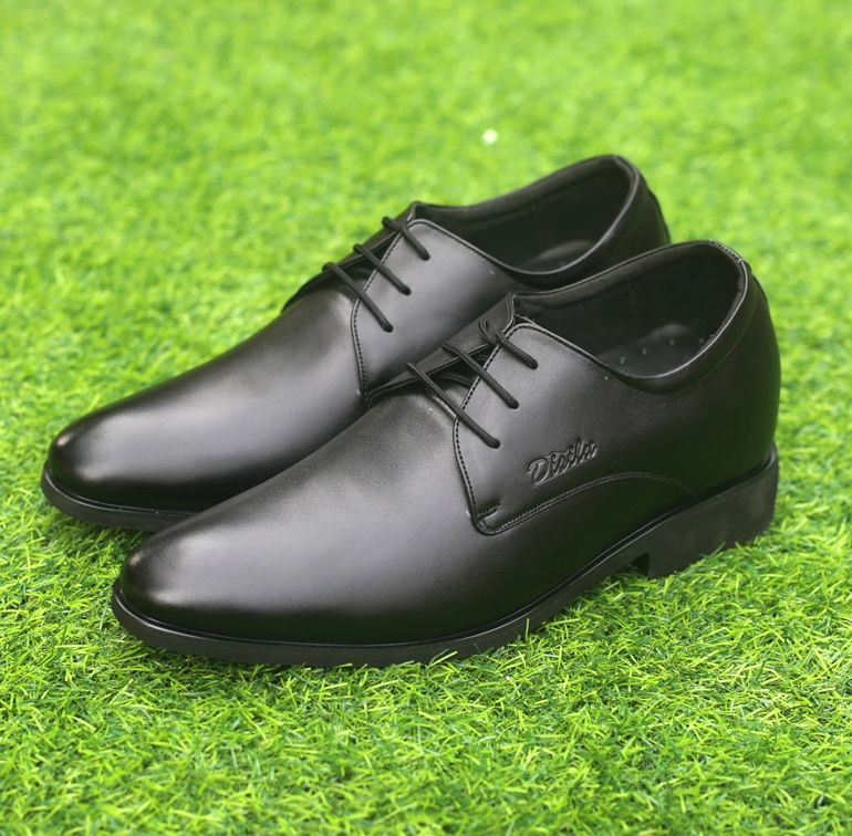 Giày công sở da bò MENLI CS21 tăng chiều cao 6cm